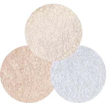 多彩なカラーの微細なパール剤